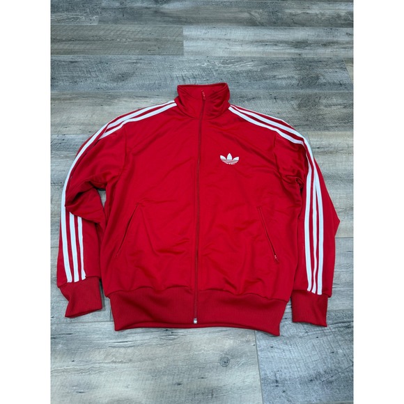 adidas Originals Other - Adidas Originals Firebird Track Jacket Red White 3-Stripe Trefoil Mens Medium